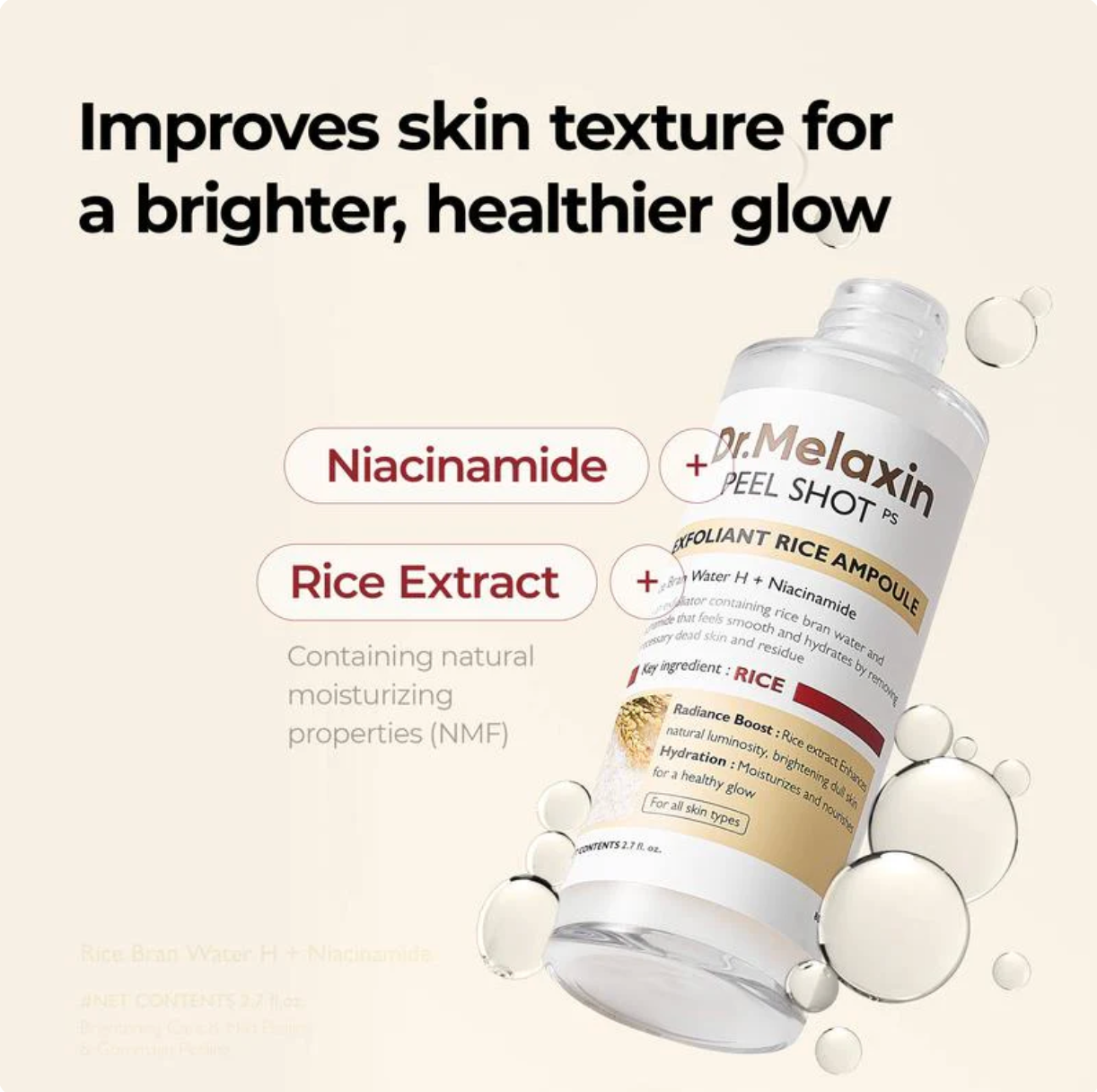 Dr. Melaxin Rice Exfoliating Serum